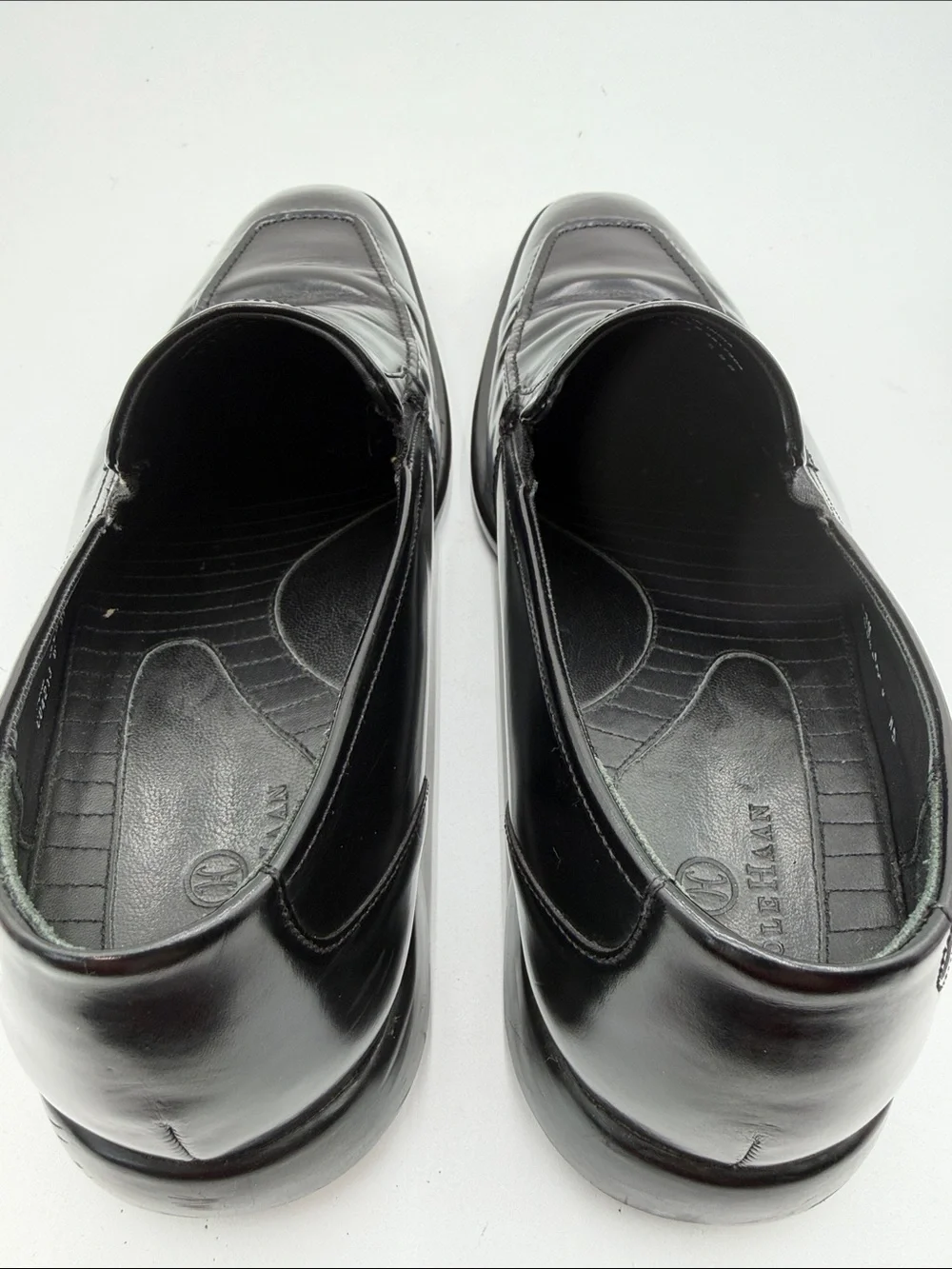 COLE HAAN sz13M Black Leather Loafers